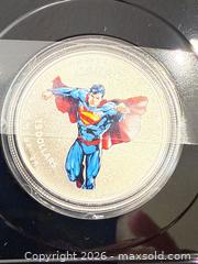 MaxSold Auction: 2013 $15 Fine Silver Superman 75th Anniversary Commemorative Coin - Brampton (Ontario, Canada) SELLER MANAGED Charity/Fundraising Online Auction -  Pine Ridge Lane