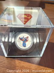 MaxSold Auction: 2013 Canada $15 Fine Silver Superman 75th Anniversary Coin - Brampton (Ontario, Canada) SELLER MANAGED Charity/Fundraising Online Auction -  Pine Ridge Lane
