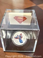 MaxSold Auction: 2013 Fine Silver 34mm Superman 75th Anniversary $15 Coin - Brampton (Ontario, Canada) SELLER MANAGED Charity/Fundraising Online Auction -  Pine Ridge Lane
