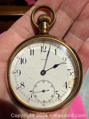 MaxSold Auction: Omega Circa 1920s Gold-Plated 17-Jewel Manual Pocket Watch - Brampton (Ontario, Canada) SELLER MANAGED Charity/Fundraising Online Auction -  Pine Ridge Lane