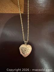 MaxSold Auction: Pair of 14K & 10K Gold Heart Necklaces, 18in Chains - Brampton (Ontario, Canada) SELLER MANAGED Charity/Fundraising Online Auction -  Pine Ridge Lane