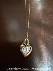 MaxSold Auction: Pair of 14K & 10K Gold Heart Necklaces, 18in Chains - Brampton (Ontario, Canada) SELLER MANAGED Charity/Fundraising Online Auction -  Pine Ridge Lane