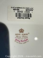 MaxSold Auction: Royal Albert Lady Carlyle 20-Piece Bone China Dinner Set - Brampton (Ontario, Canada) SELLER MANAGED Charity/Fundraising Online Auction -  Pine Ridge Lane