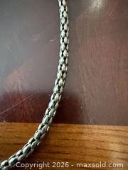 MaxSold Auction: Sterling Silver Braided 16-inch Necklace/Chain, Made in Italy - Brampton (Ontario, Canada) SELLER MANAGED Charity/Fundraising Online Auction -  Pine Ridge Lane