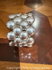 MaxSold Auction: Sterling Silver Wide Domed Bangle Bracelet, Made in Israel - Brampton (Ontario, Canada) SELLER MANAGED Charity/Fundraising Online Auction -  Pine Ridge Lane