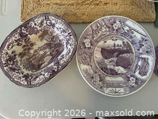MaxSold Auction: Purple transferware items  - Hamilton Township (New Jersey, USA) SELLER MANAGED Estate Sale Online Auction - Deacon Drive