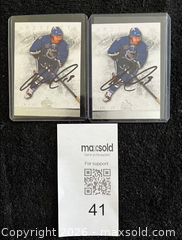 MaxSold Auction: (2) MARKUS NASLUND SIGNED HOCKEY CARDS - Vancouver (British Columbia, Canada) SELLER MANAGED Reseller Online Auction - West Broadway