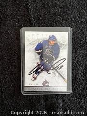 MaxSold Auction: (2) MARKUS NASLUND SIGNED HOCKEY CARDS - Vancouver (British Columbia, Canada) SELLER MANAGED Reseller Online Auction - West Broadway