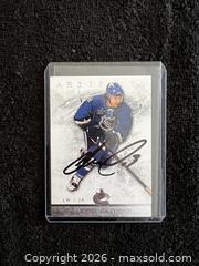 MaxSold Auction: (2) MARKUS NASLUND SIGNED HOCKEY CARDS - Vancouver (British Columbia, Canada) SELLER MANAGED Reseller Online Auction - West Broadway