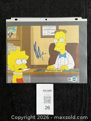MaxSold Auction: HANK AZARIA AUTOGRAPHED "PROFESSOR FINK" THE SIMPSONS 8X10 PHOTO W/COA - Vancouver (British Columbia, Canada) SELLER MANAGED Reseller Online Auction - West Broadway