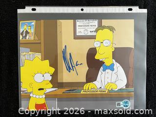 MaxSold Auction: HANK AZARIA AUTOGRAPHED "PROFESSOR FINK" THE SIMPSONS 8X10 PHOTO W/COA - Vancouver (British Columbia, Canada) SELLER MANAGED Reseller Online Auction - West Broadway