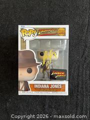 MaxSold Auction: HARRISON FORD AUTOGRAPHED "INDIANA JONES" FUNKO POP W/COA - Vancouver (British Columbia, Canada) SELLER MANAGED Reseller Online Auction - West Broadway