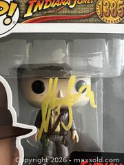 MaxSold Auction: HARRISON FORD AUTOGRAPHED "INDIANA JONES" FUNKO POP W/COA - Vancouver (British Columbia, Canada) SELLER MANAGED Reseller Online Auction - West Broadway