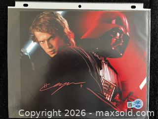 MaxSold Auction: HAYDEN CHRISTENSEN AUTOGRAPHED "ANAKIN SKYWLAKER" STAR WARS 8X10 PHOTO W/COA - Vancouver (British Columbia, Canada) SELLER MANAGED Reseller Online Auction - West Broadway