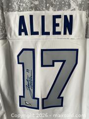 MaxSold Auction: JOSH ALLEN AUTOGRAPHED BUFFALO BILLS AUTOGRAPHED JERSEY W/COA - Vancouver (British Columbia, Canada) SELLER MANAGED Reseller Online Auction - West Broadway