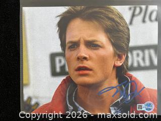 MaxSold Auction: MICHAEL J. FOX AUTOGRAPHED "MARTY MCFLY" AUTOGRAPHED JERSEY W/COA - Vancouver (British Columbia, Canada) SELLER MANAGED Reseller Online Auction - West Broadway