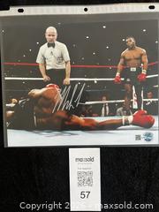 MaxSold Auction: MIKE TYSON AUTOGRAPHED 8X10 PHOTO W/COA - Vancouver (British Columbia, Canada) SELLER MANAGED Reseller Online Auction - West Broadway