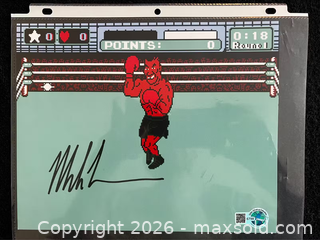 MaxSold Auction: MIKE TYSON AUTOGRAPHED "PUNCH OUT" 8X10 PHOTO W/COA - Vancouver (British Columbia, Canada) SELLER MANAGED Reseller Online Auction - West Broadway