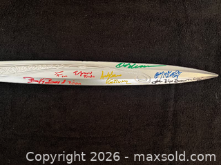 MaxSold Auction: MULTIPLE LORD OF THE RINGS AUTOGRAPHED "SWORD" W/COA - Vancouver (British Columbia, Canada) SELLER MANAGED Reseller Online Auction - West Broadway