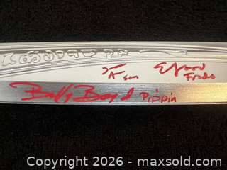 MaxSold Auction: MULTIPLE LORD OF THE RINGS AUTOGRAPHED "SWORD" W/COA - Vancouver (British Columbia, Canada) SELLER MANAGED Reseller Online Auction - West Broadway