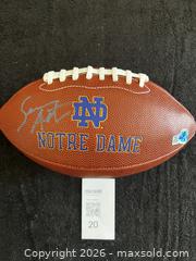 MaxSold Auction: SEAN ASTIN AUTOGRAPHED "RUDY" NOTRE DAME FOOTBALL W/COA - Vancouver (British Columbia, Canada) SELLER MANAGED Reseller Online Auction - West Broadway