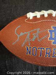 MaxSold Auction: SEAN ASTIN AUTOGRAPHED "RUDY" NOTRE DAME FOOTBALL W/COA - Vancouver (British Columbia, Canada) SELLER MANAGED Reseller Online Auction - West Broadway
