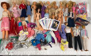 MaxSold Auction: Giant Lot of Mattel Barbie, Ken, and Other Dolls plus Accessories  - Campbell (California, USA) PARTNER MANAGED Estate Sale Online Auction - Dell Avenue
