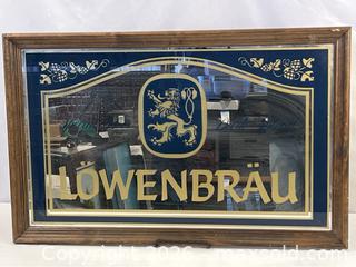 MaxSold Auction: Lowenbrau Beer Mirror Bar Sign - Campbell (California, USA) PARTNER MANAGED Estate Sale Online Auction - Dell Avenue