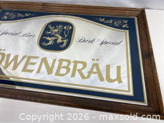 MaxSold Auction: Lowenbrau Beer Mirror Bar Sign - Campbell (California, USA) PARTNER MANAGED Estate Sale Online Auction - Dell Avenue