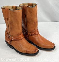 MaxSold Auction: NOS El Paisano Red-Brown Western Boots - Campbell (California, USA) PARTNER MANAGED Estate Sale Online Auction - Dell Avenue