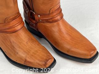 MaxSold Auction: NOS El Paisano Red-Brown Western Boots - Campbell (California, USA) PARTNER MANAGED Estate Sale Online Auction - Dell Avenue