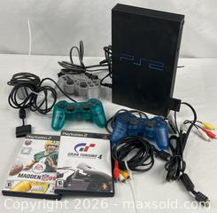 MaxSold Auction: Sony PlayStation PS2 Console and Controllers - Campbell (California, USA) PARTNER MANAGED Estate Sale Online Auction - Dell Avenue