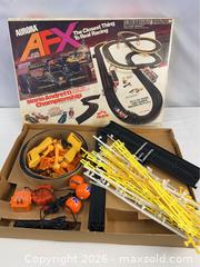 MaxSold Auction: Vintage Aurora AFX HO Scale Race Set - Campbell (California, USA) PARTNER MANAGED Estate Sale Online Auction - Dell Avenue