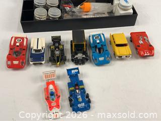 MaxSold Auction: Vintage Aurora AFX “Pit Kit” with Slot Cars - Campbell (California, USA) PARTNER MANAGED Estate Sale Online Auction - Dell Avenue