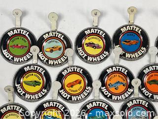MaxSold Auction: Vintage Hot Wheels Redline Collector Buttons - Campbell (California, USA) PARTNER MANAGED Estate Sale Online Auction - Dell Avenue