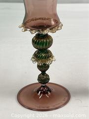 MaxSold Auction: Vintage Murano Glass Goblets Artist Signed - Campbell (California, USA) PARTNER MANAGED Estate Sale Online Auction - Dell Avenue