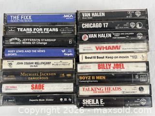 MaxSold Auction: Vintage Music Audio Cassette Grouping - Campbell (California, USA) PARTNER MANAGED Estate Sale Online Auction - Dell Avenue