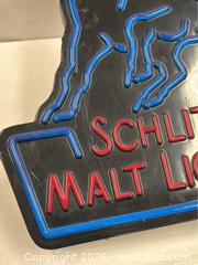 MaxSold Auction: Vintage Schlitz Malt Liquor Lighted Bar Sign - Campbell (California, USA) PARTNER MANAGED Estate Sale Online Auction - Dell Avenue