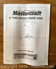 MaxSold Auction: Mastercraft 9in Band saw  - Lincoln (Ontario, Canada) SELLER MANAGED Moving Online Auction - Sandy Cove Drive