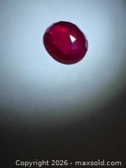 MaxSold Auction: Natural big blood red Ruby - Toronto (Ontario, Canada) PARTNER MANAGED Reseller Online Auction - Gerrard Street East