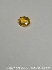 MaxSold Auction: Natural bright canary yellow sapphire  - Toronto (Ontario, Canada) PARTNER MANAGED Reseller Online Auction - Gerrard Street East