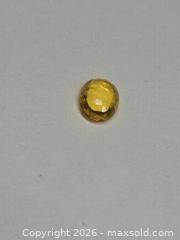 MaxSold Auction: Natural bright canary yellow sapphire  - Toronto (Ontario, Canada) PARTNER MANAGED Reseller Online Auction - Gerrard Street East
