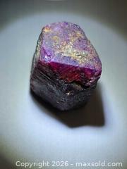 MaxSold Auction: Rare big untreated Ruby crystal - Toronto (Ontario, Canada) PARTNER MANAGED Reseller Online Auction - Gerrard Street East