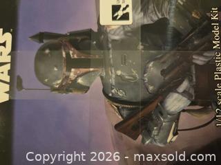 MaxSold Auction: Bandai Star Wars 1/12 Boba Fett Plastic Model Kit - Hamilton (Ontario, Canada) SELLER MANAGED Downsizing Online Auction - Alderney Avenue