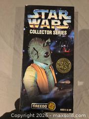 MaxSold Auction: Star Wars Collector Series Greedo Action Figure - Hamilton (Ontario, Canada) SELLER MANAGED Downsizing Online Auction - Alderney Avenue