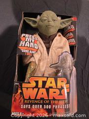 MaxSold Auction: Star Wars Yoda Talking Figure (Revenge of the Sith) Large - Hamilton (Ontario, Canada) SELLER MANAGED Downsizing Online Auction - Alderney Avenue