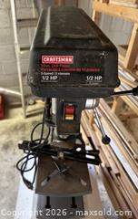 MaxSold Auction: Craftsman 10in Drill Press, Mastercraft 16in Scroll Saw & Lumber Rack - Norfolk (Ontario, Canada) SELLER MANAGED Moving Online Auction - 14th Street West