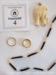 MaxSold Auction: 14K GOLD RINGS, Vintage Elephant Pendant, Fresh water pearl necklace.  - Collingwood (Ontario, Canada) SELLER MANAGED Downsizing Online Auction - Chamberlain Crescent