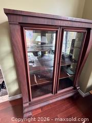 MaxSold Auction: Large China Cabinet with Glass Doors  - Collingwood (Ontario, Canada) SELLER MANAGED Downsizing Online Auction - Chamberlain Crescent