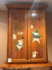 MaxSold Auction: Painted Wooden Cabinet - Collingwood (Ontario, Canada) SELLER MANAGED Downsizing Online Auction - Chamberlain Crescent